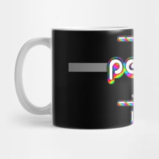 Perky 1970 ColorGroove Retro-Rainbow-Tube nostalgia (wf) Mug